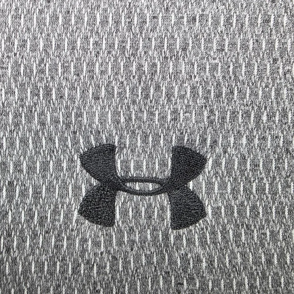 Under Armour Hoodie Mens M Gray Full Zip Hooded Pockets Lightweight Logo